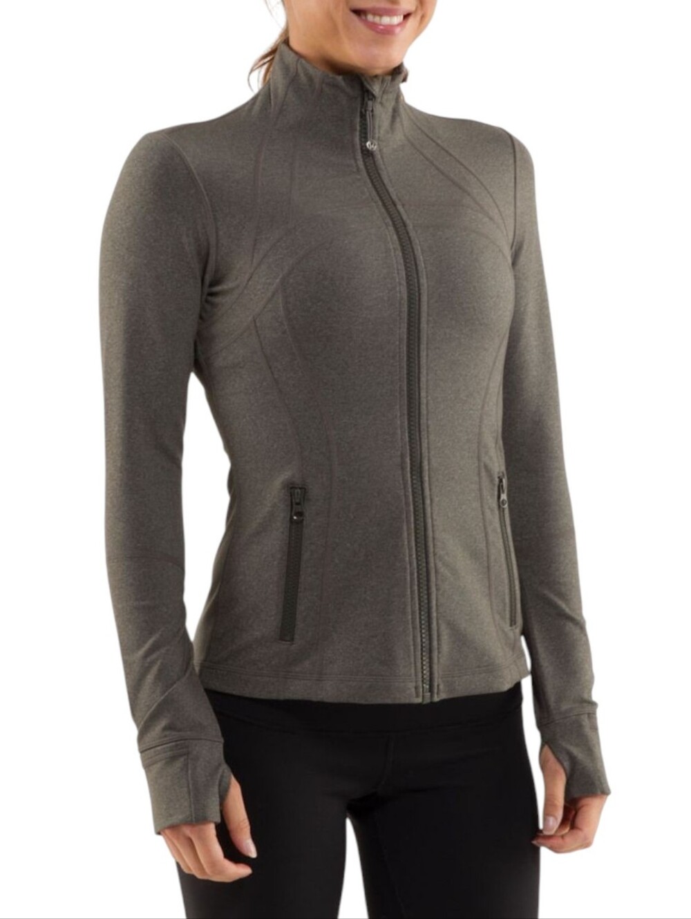 Lululemon Define Charcoal Zip-Up Jacket